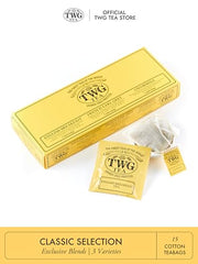 TWG Classic Selection hand-sewn cotton teabags ready to brew with rich aroma