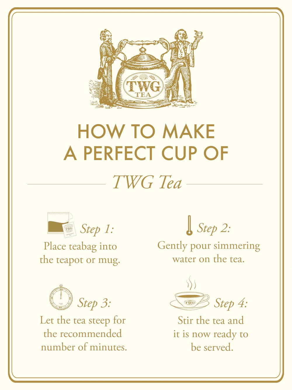 TWG Classic Selection features single estate blends from renowned regions