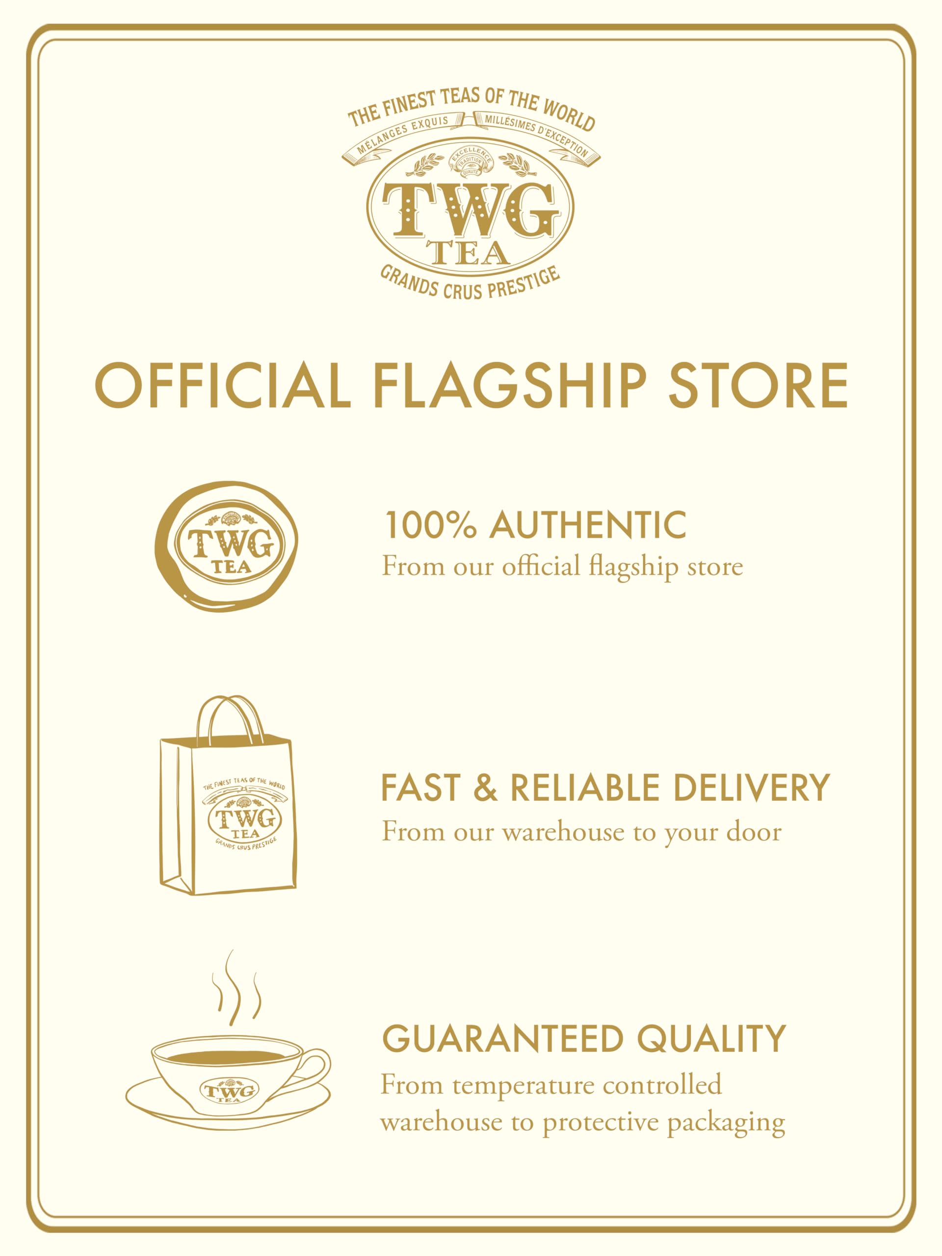 TWG Breakfast Earl Grey tea collection box reveals TWG's extensive range.