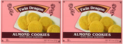 Twin Dragon Almond Cookies pack of 2x8oz for sharing