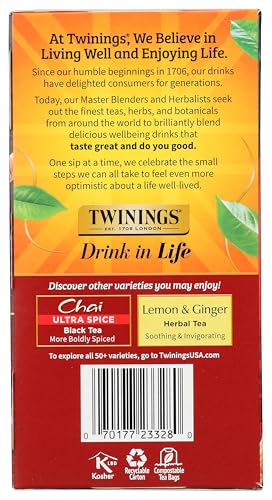 Twinings Chai Black Tea spice aroma highlighting sweet and savory notes