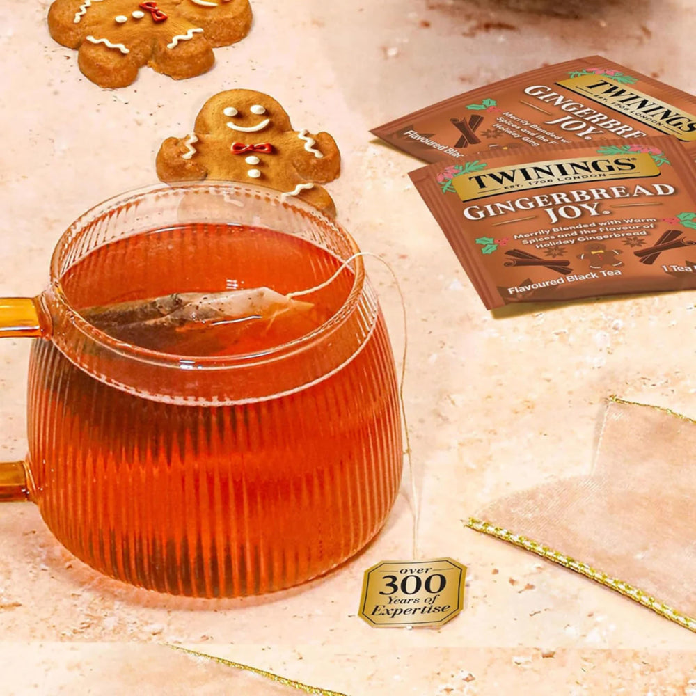 Christmas Tea from Twinings brewed hot or iced