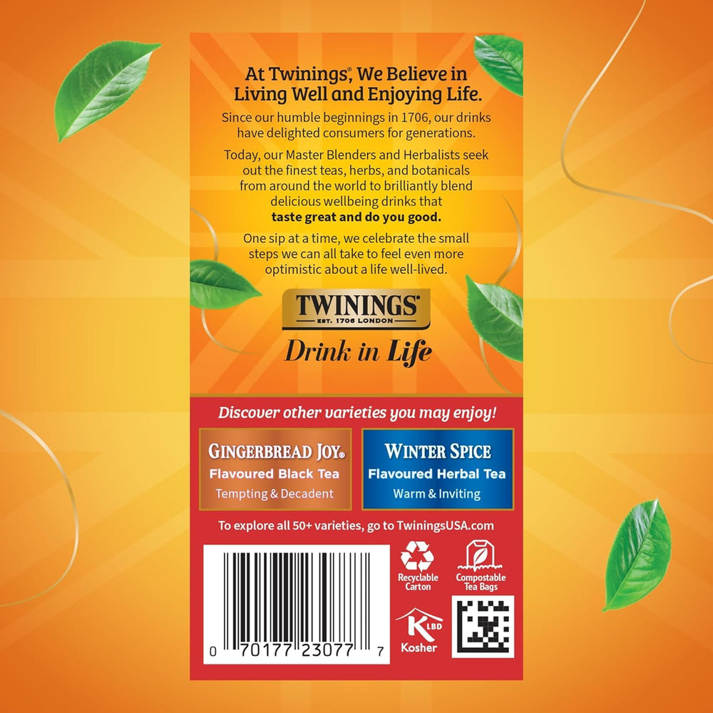 Twinings Christmas Tea pack of two boxes ideal for gifting.