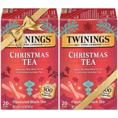 Twinings Christmas Tea tea bags wrapped for fresh, gift-ready moments.