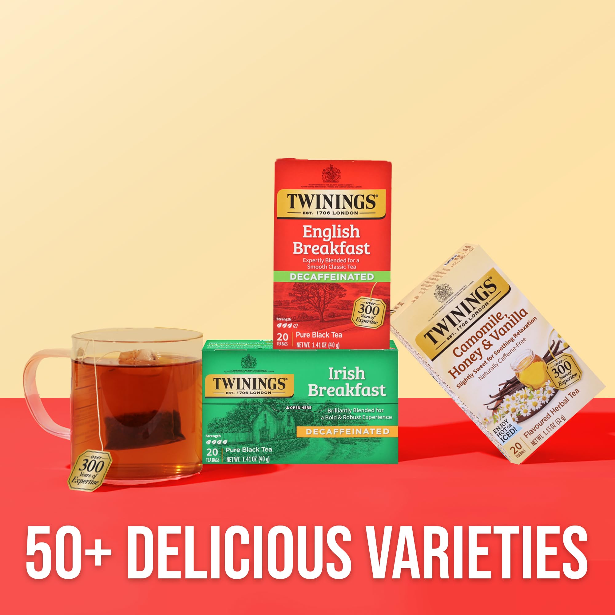Twinings Decaf English Breakfast sourcing highlights responsible practices.