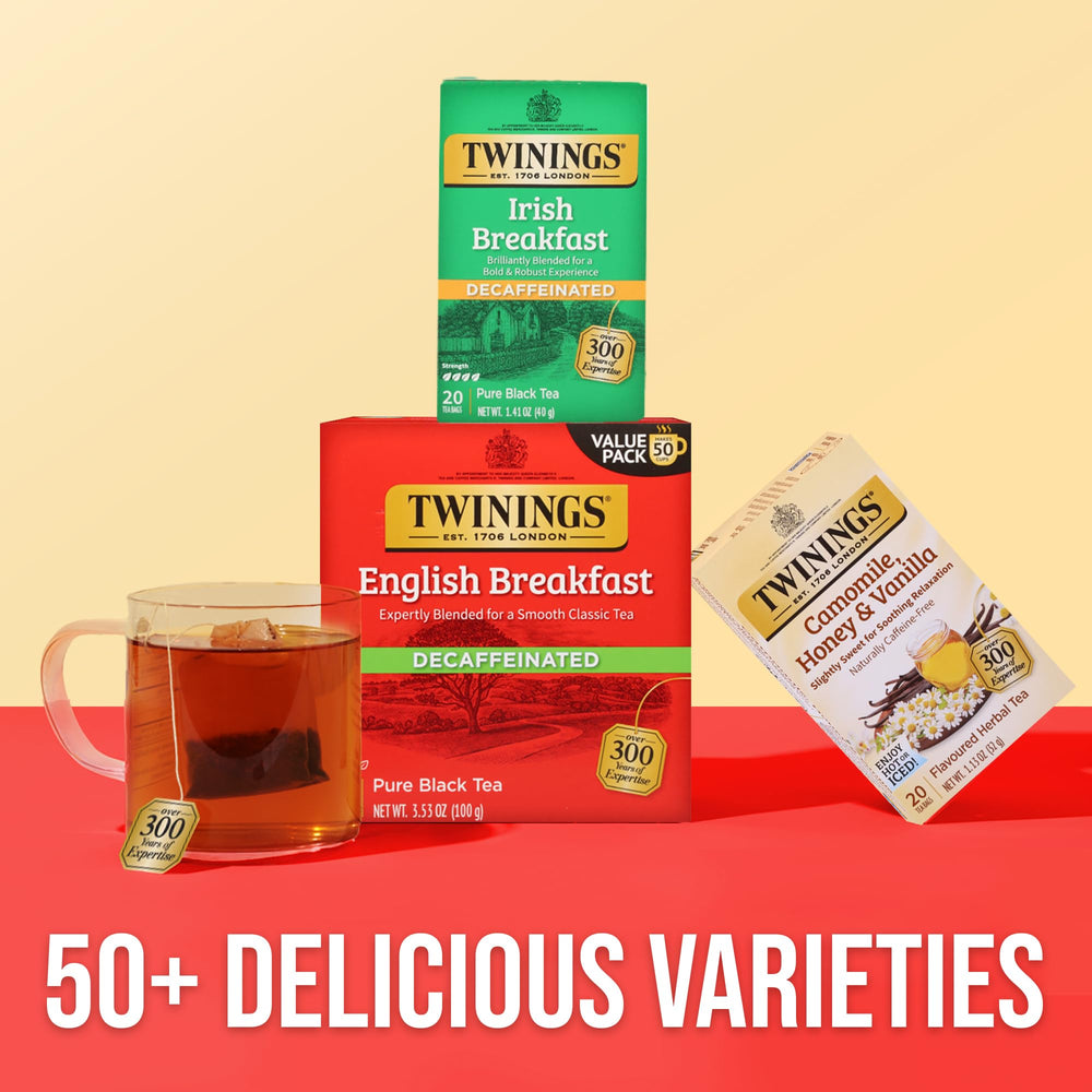 Twinings eco-packaging reflects responsible sourcing and sustainability efforts.