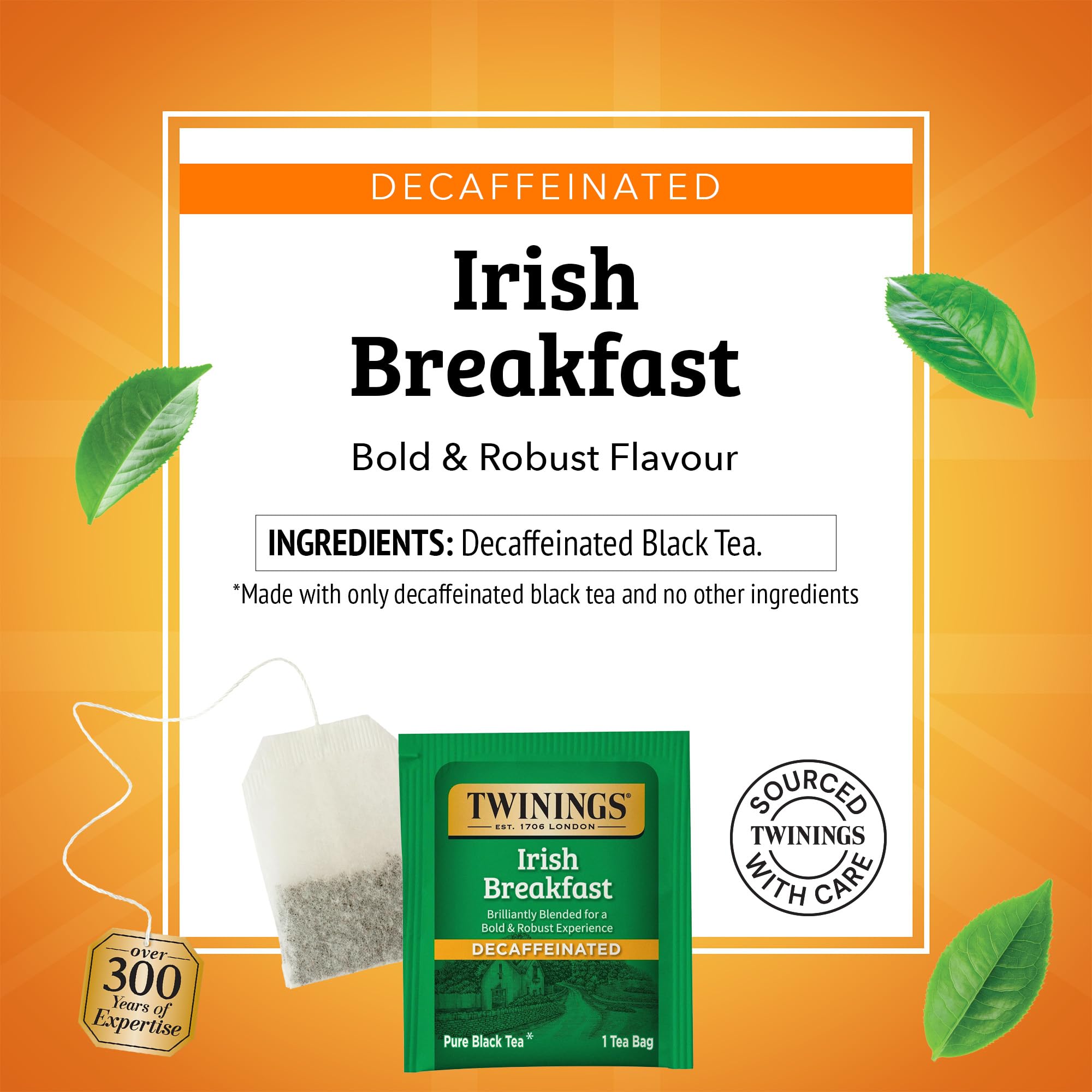 Twinings freshness-wrapped tea bag seals for on-the-go flavor.