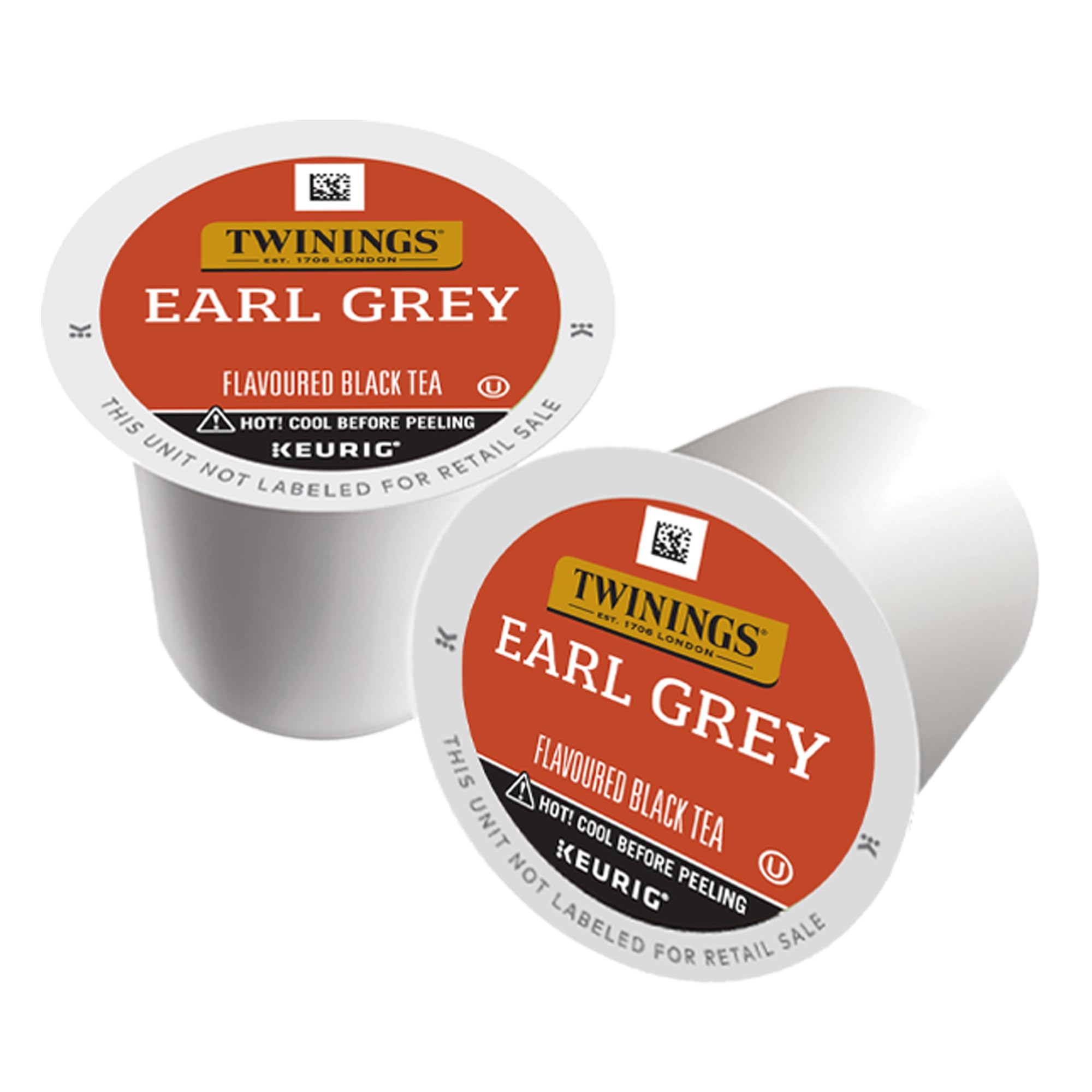 Twinings Earl Grey K-Cup pods with bergamot aroma for a comforting cup