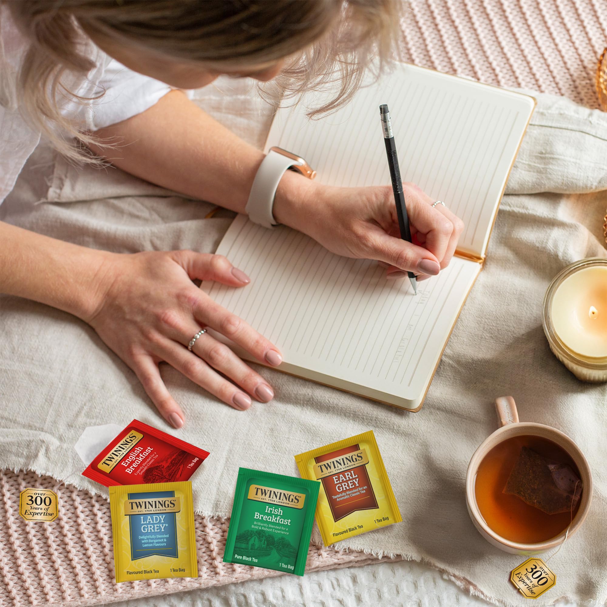 Twinings Earl Grey tea bag with bergamot citrus notes