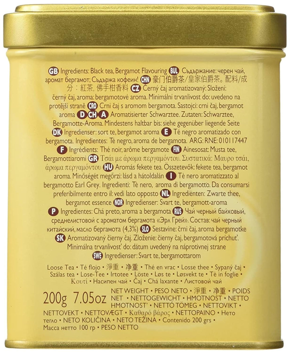 Twinings Earl Grey history storefront imagery evokes long-standing tea craftsmanship