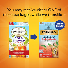 Twinings English Classic tea steeping in a glass to perfection.