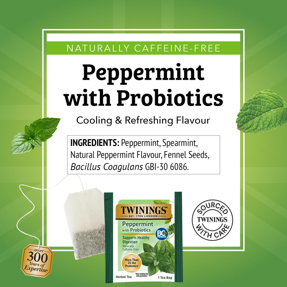 GanedenBC30 probiotic in Twinings tea endures boiling water.