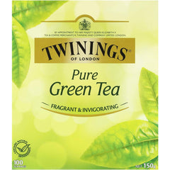 Twinings 100-count box on kitchen shelf for everyday tea rituals.
