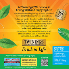 Twinings Green Tea K-Cup Pods brew well in Keurig machines.