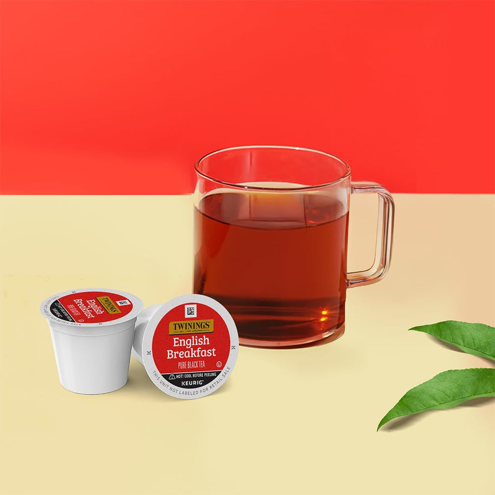 Twinings green tea K Cup pods provide a fresh, refreshing cup.