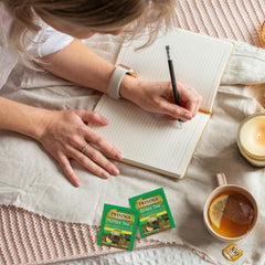 Twinings Green Tea with Lemon six-pack box highlighting value and freshness