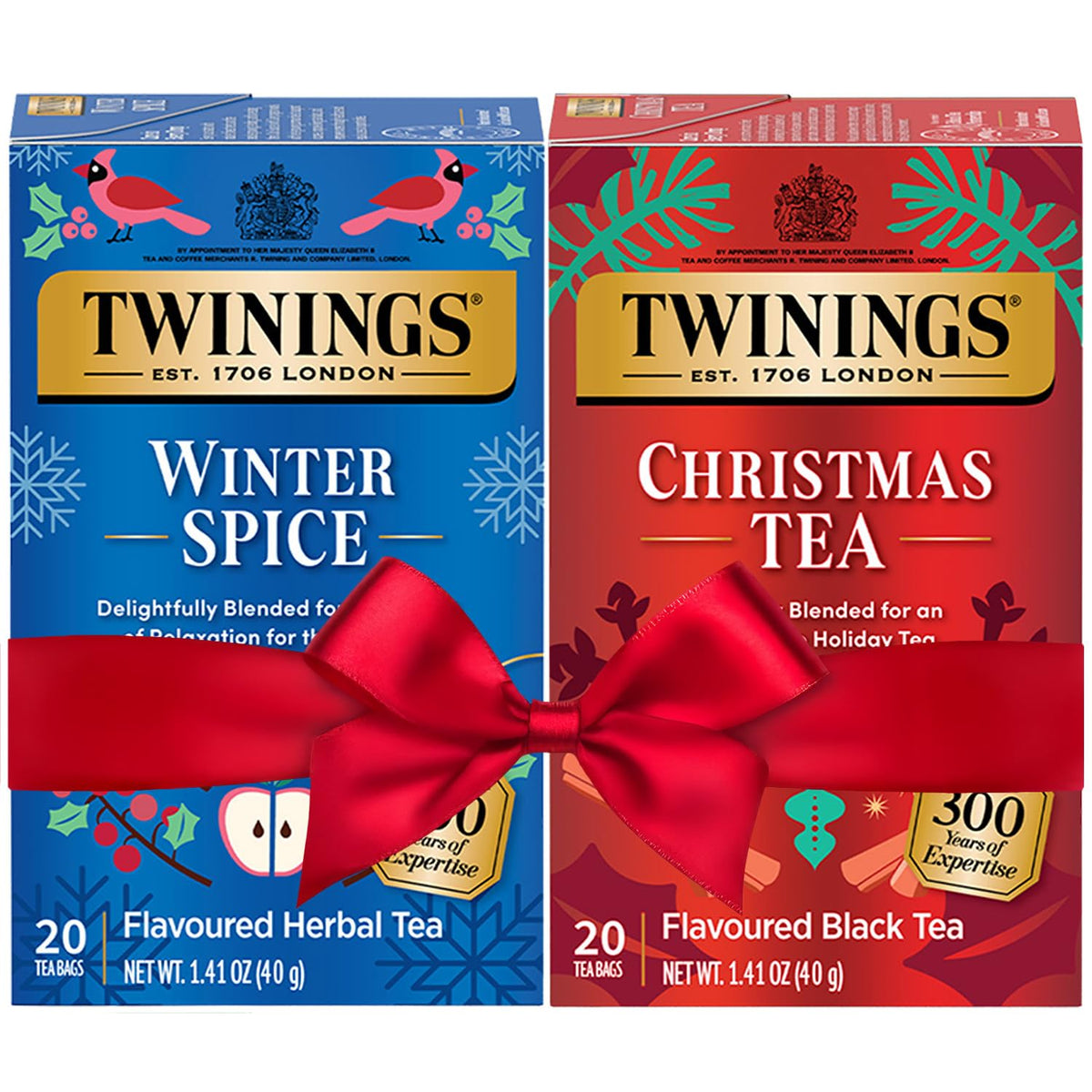 Twinings Holiday Christmas Tea bags for a festive start to your day