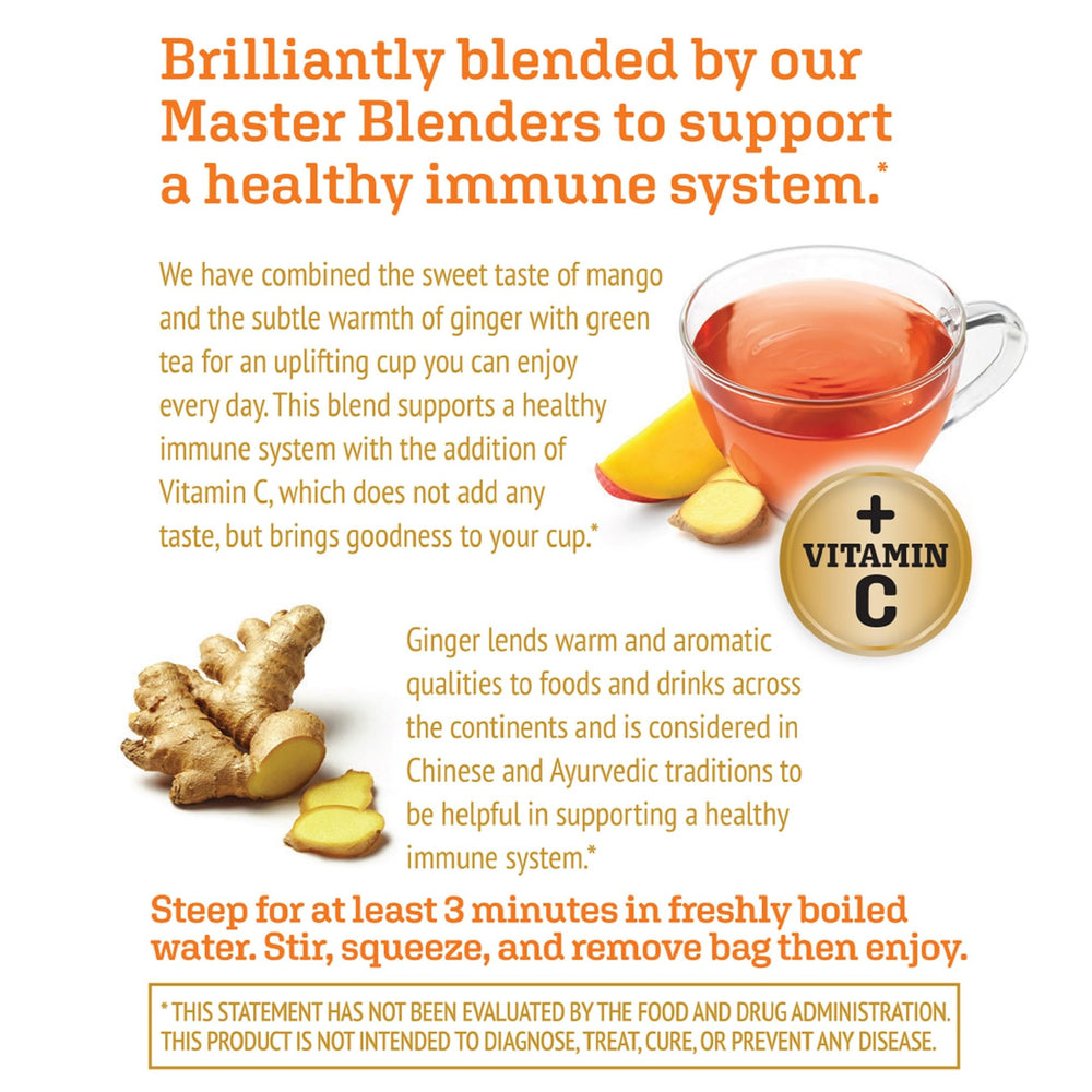 Twinings Immune Support hot serving to showcase versatile use.