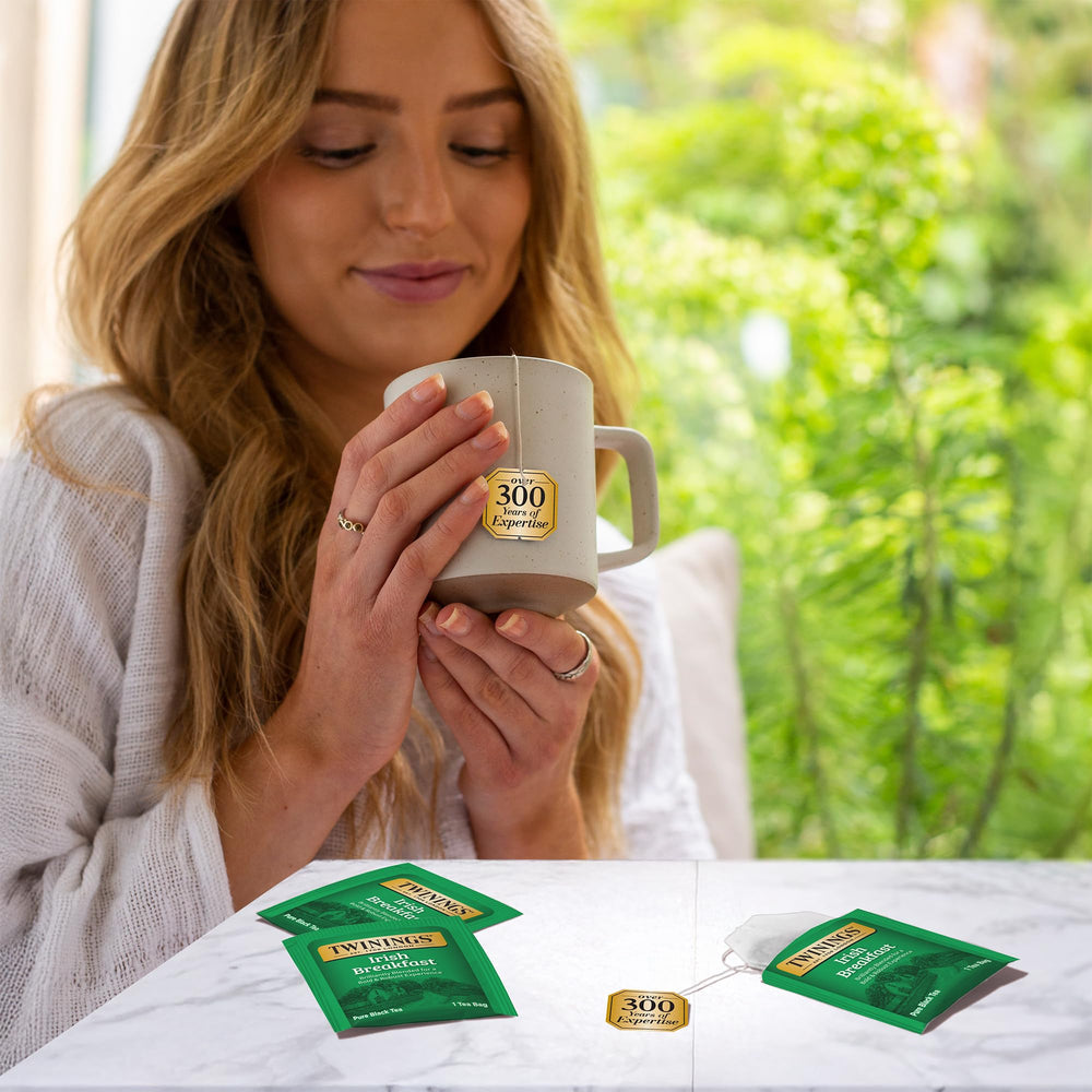 Twinings individually sealed tea bags keep freshness in every cup.