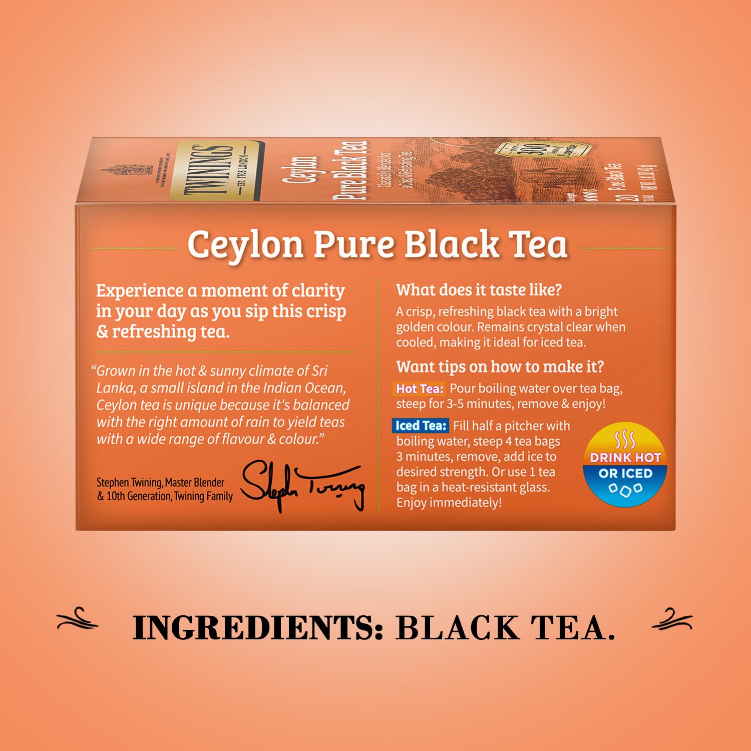 Kosher-certified Twinings tea signals trusted quality