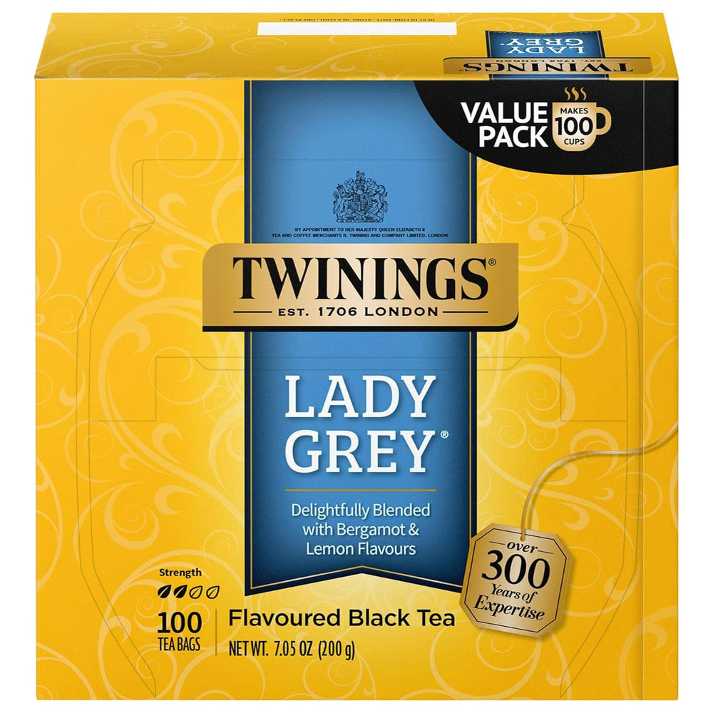 Twinings Lady Grey orange and lemon peels for a bright uplifting cup