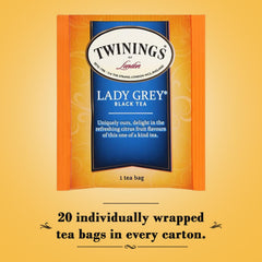 Citrus peels in Twinings Lady Grey deliver a lively aroma.