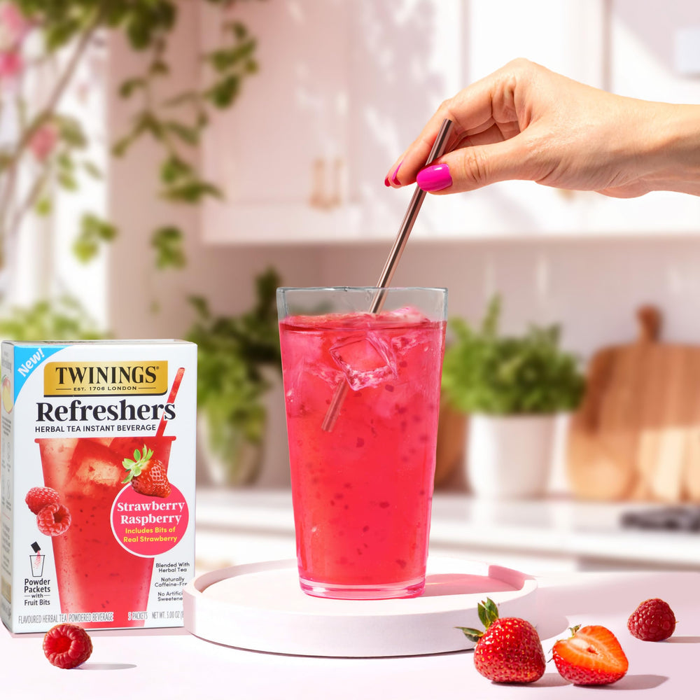 Twinings Master Blenders and Herbalists blend this herbal refreshment for quality.
