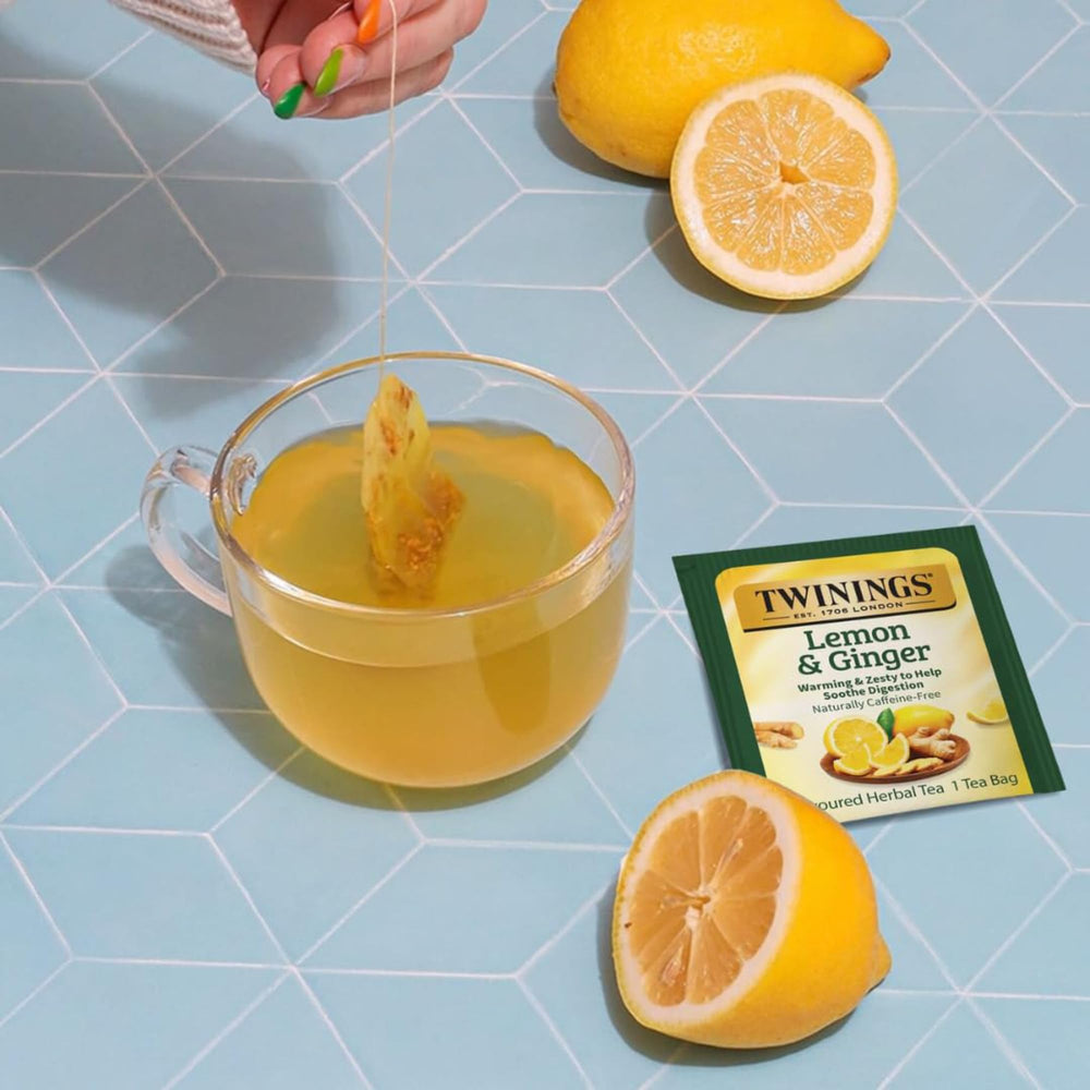 Twinings orange cinnamon spice tea bag captures cozy spice notes