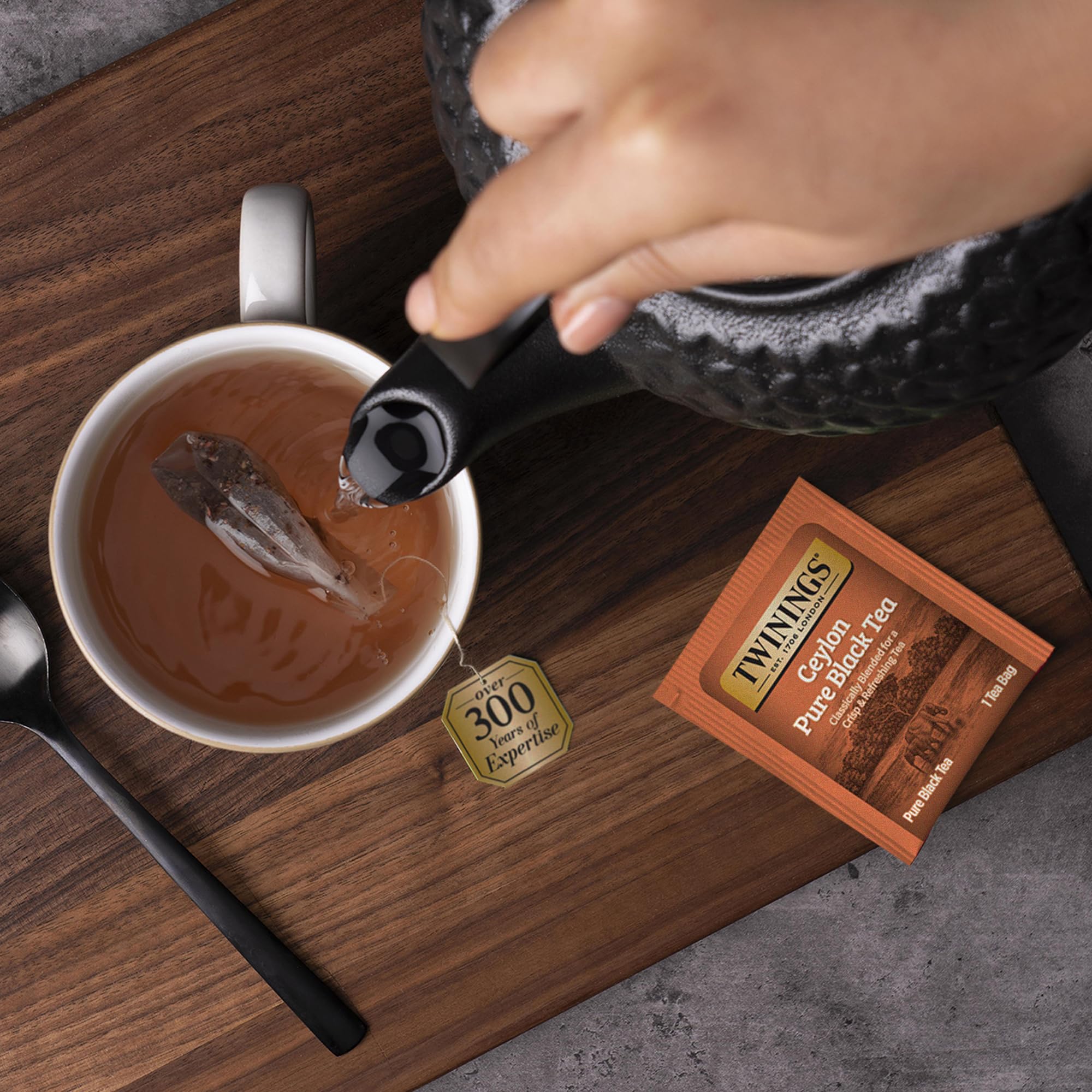 Orange Pekoe notes brighten tea moments with citrus hints