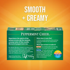 Twinings Peppermint Cheer tea bags box, convenient everyday refreshment