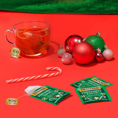 Creamy vanilla and peppermint aroma in Twinings Peppermint Cheer infusion