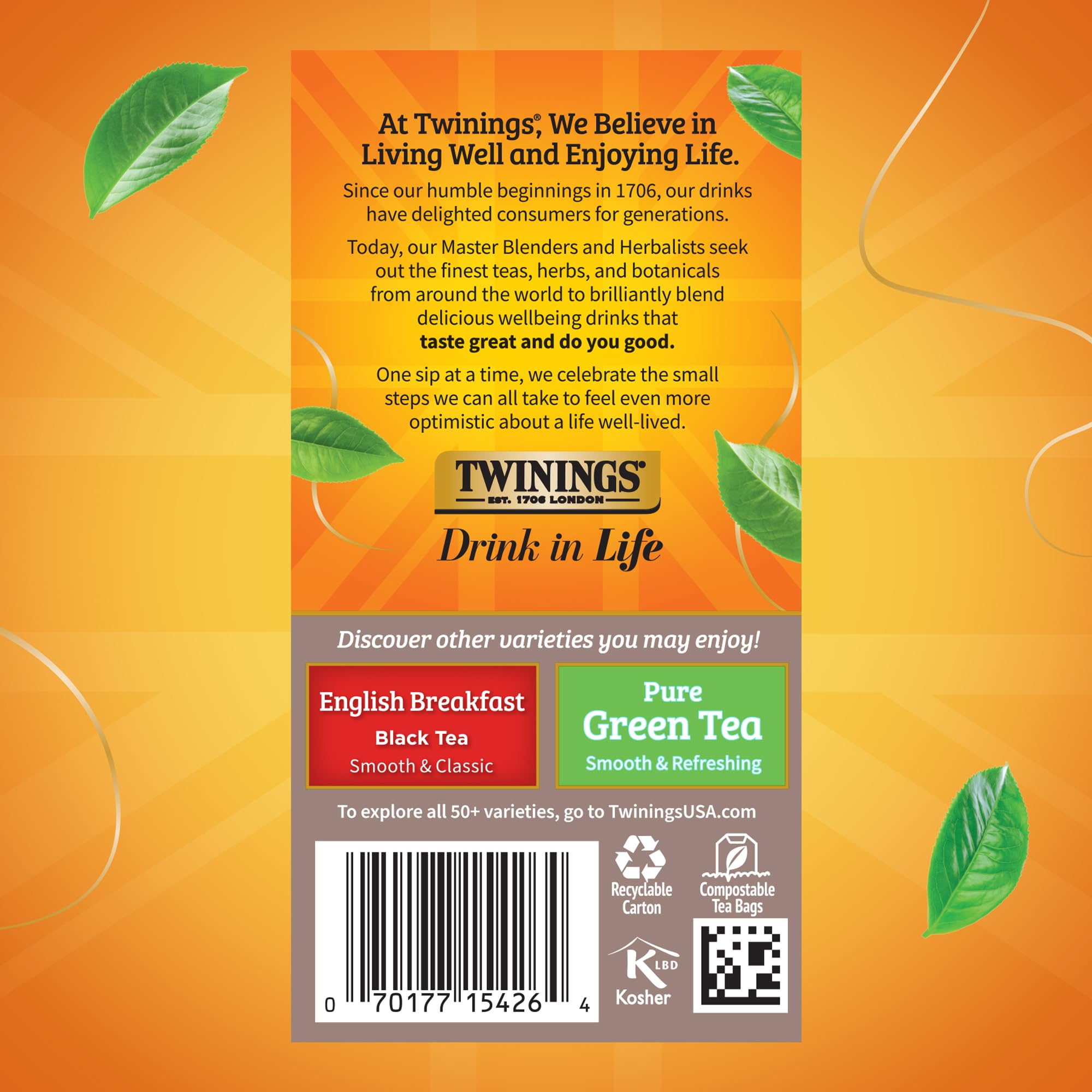 Twinings Pure Oolong tea box multi-pack for easy stocking up.