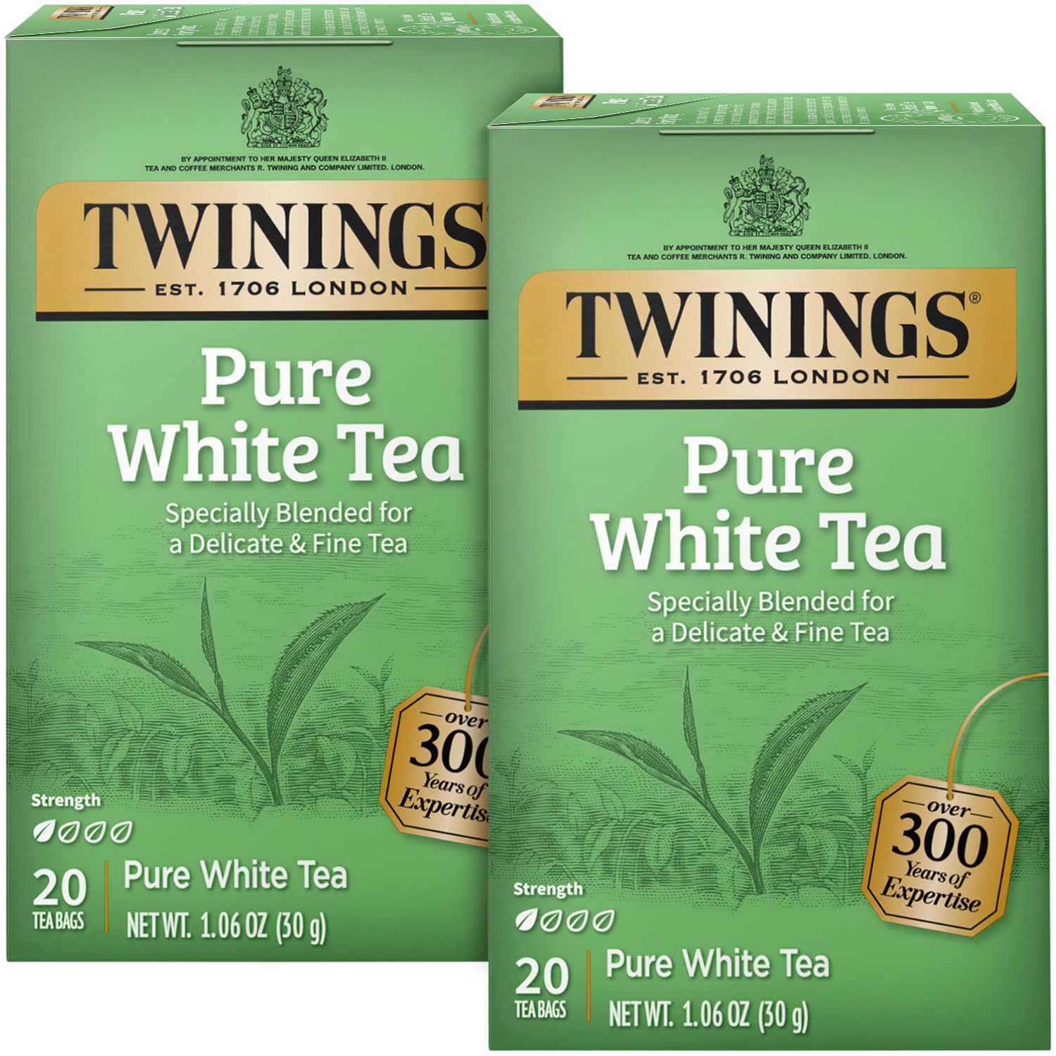 Twinings Pure White Tea Bags Pack-2 shown for freshness and daily use.