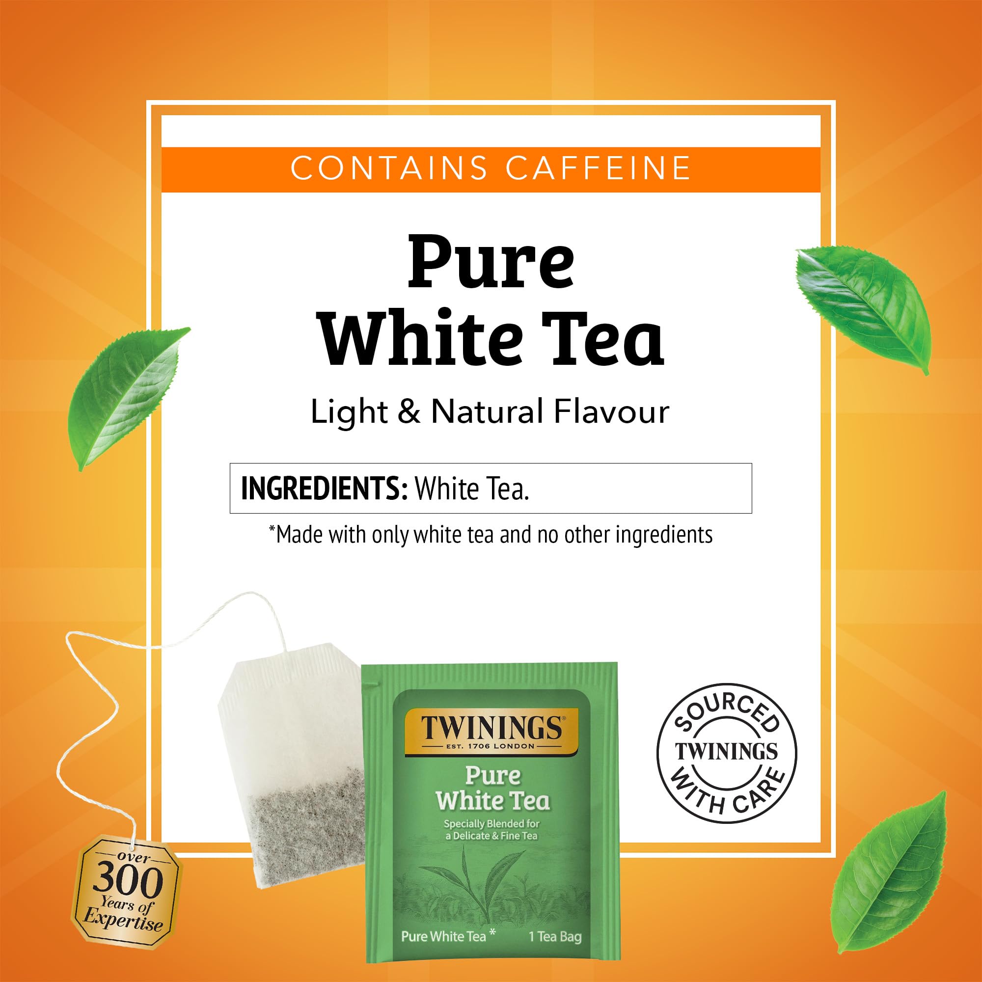 Iced Twinings Pure White Tea poured for a refreshing chill.