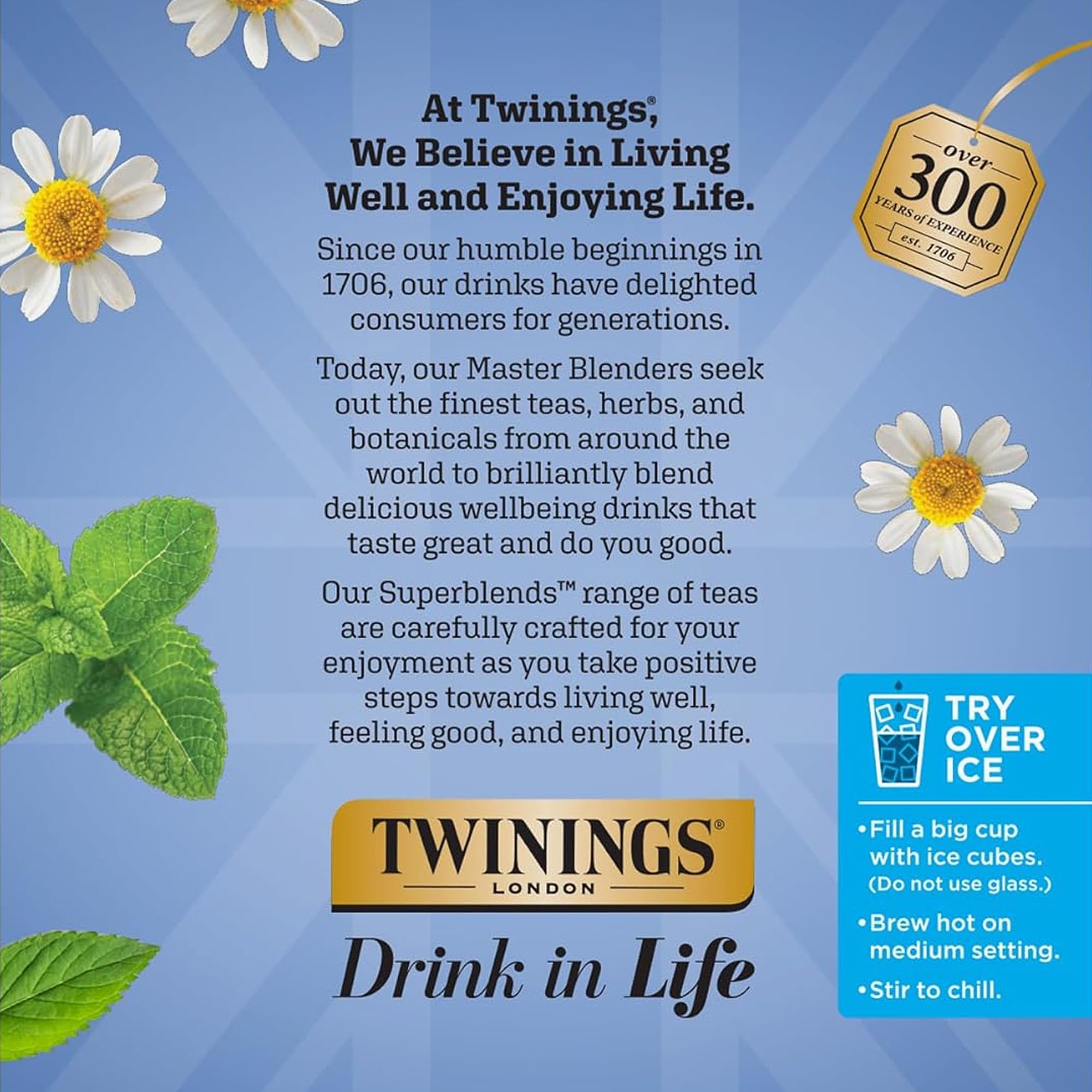 Twinings Sleep Tea served hot in a mug with inviting aroma