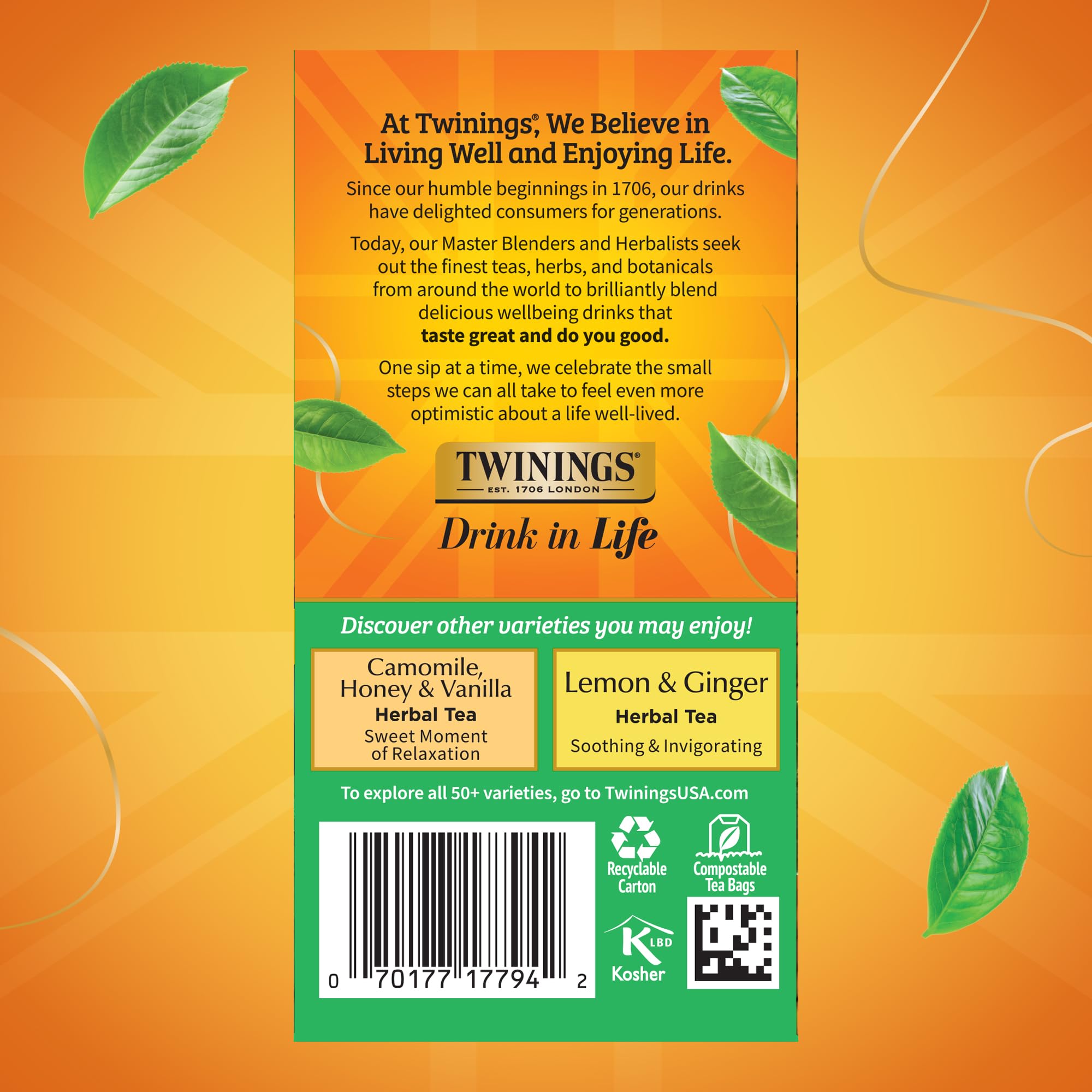 Sourcing with care underlines Twinings' commitment to communities and sustainable tea.