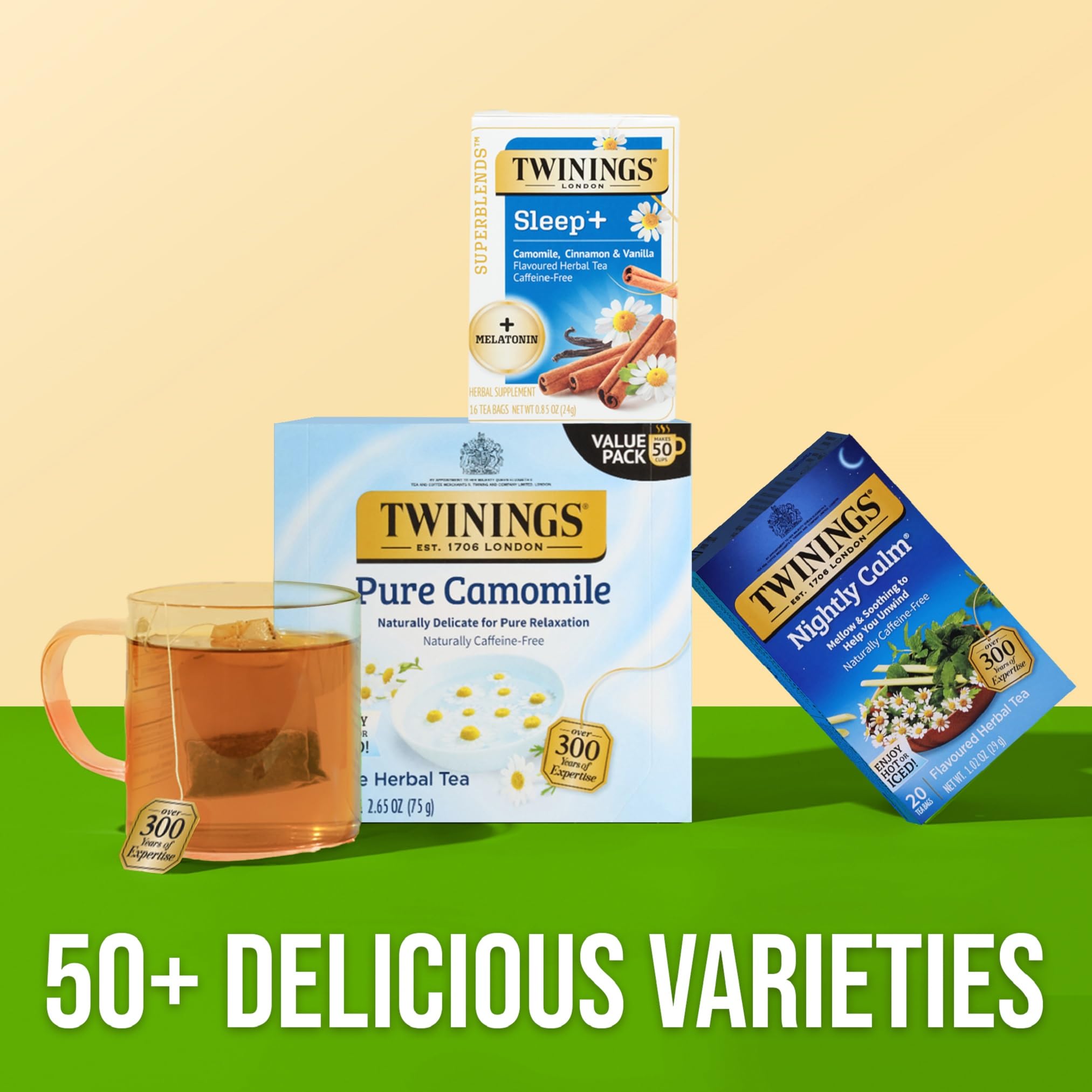 Twinings 96-tea-bags pack on display highlighting value and convenience.