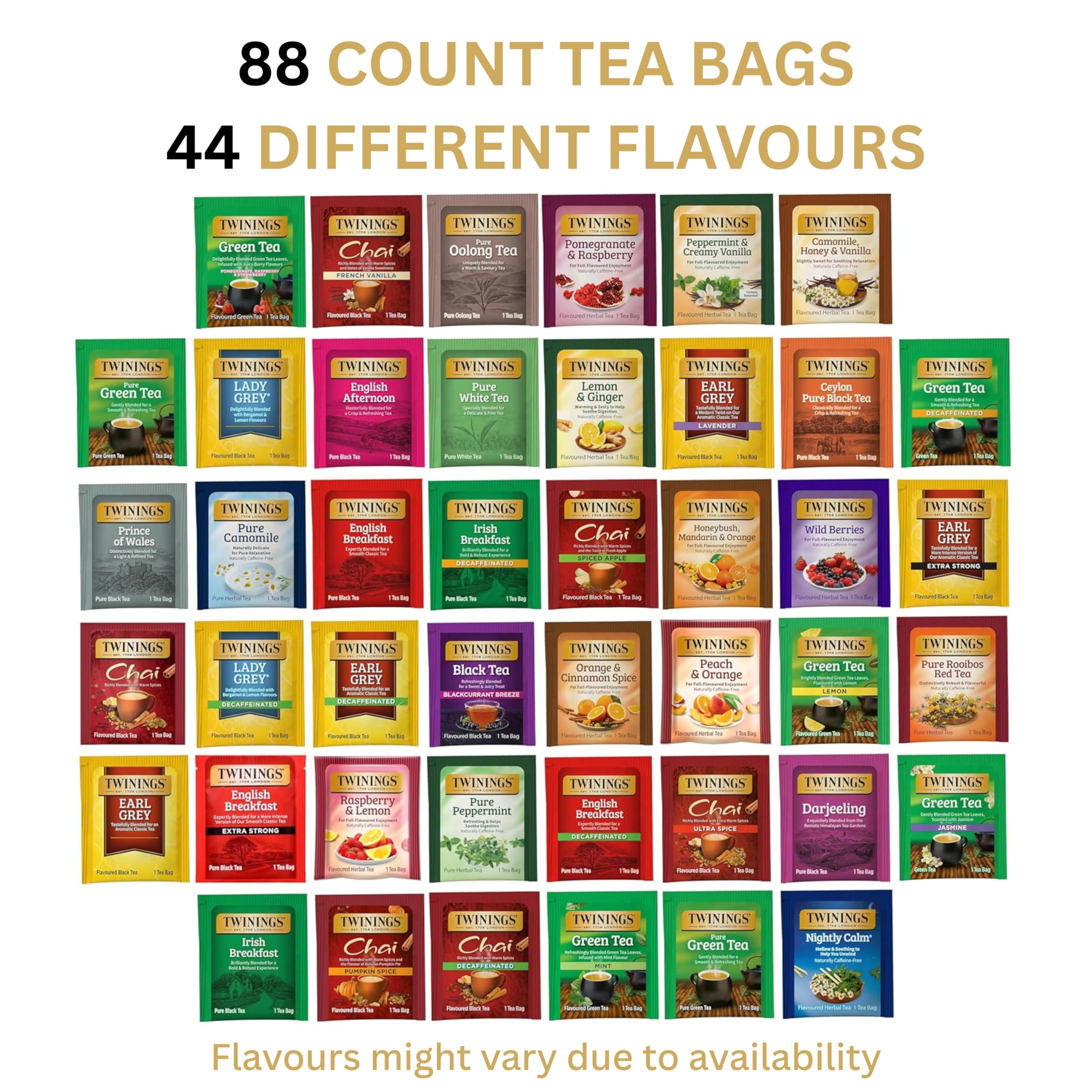 Twinings 44 flavours collection highlights a wide range for tasting sessions