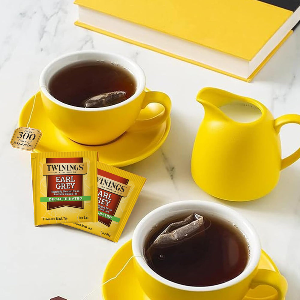 Twinings tea bags array offers quick selection during busy mornings