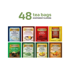 Twinings individually wrapped tea bags ensure fresh flavor with every cup.
