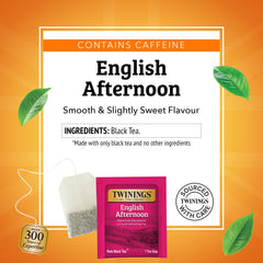 Twinings English Afternoon tea bags are versatile for hot or iced tea.