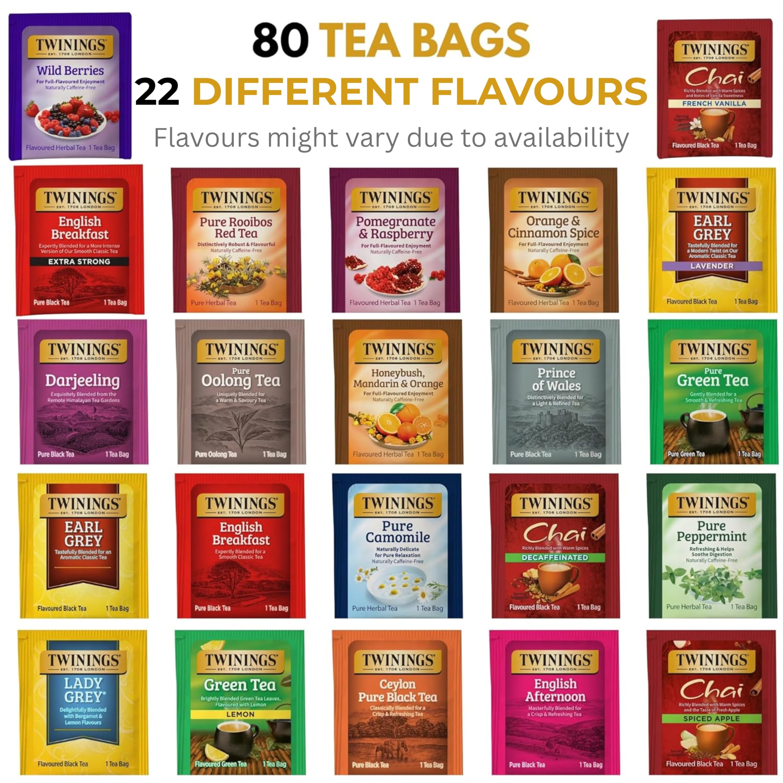 Twinings bamboo box closeup highlights elegant, gift-worthy packaging