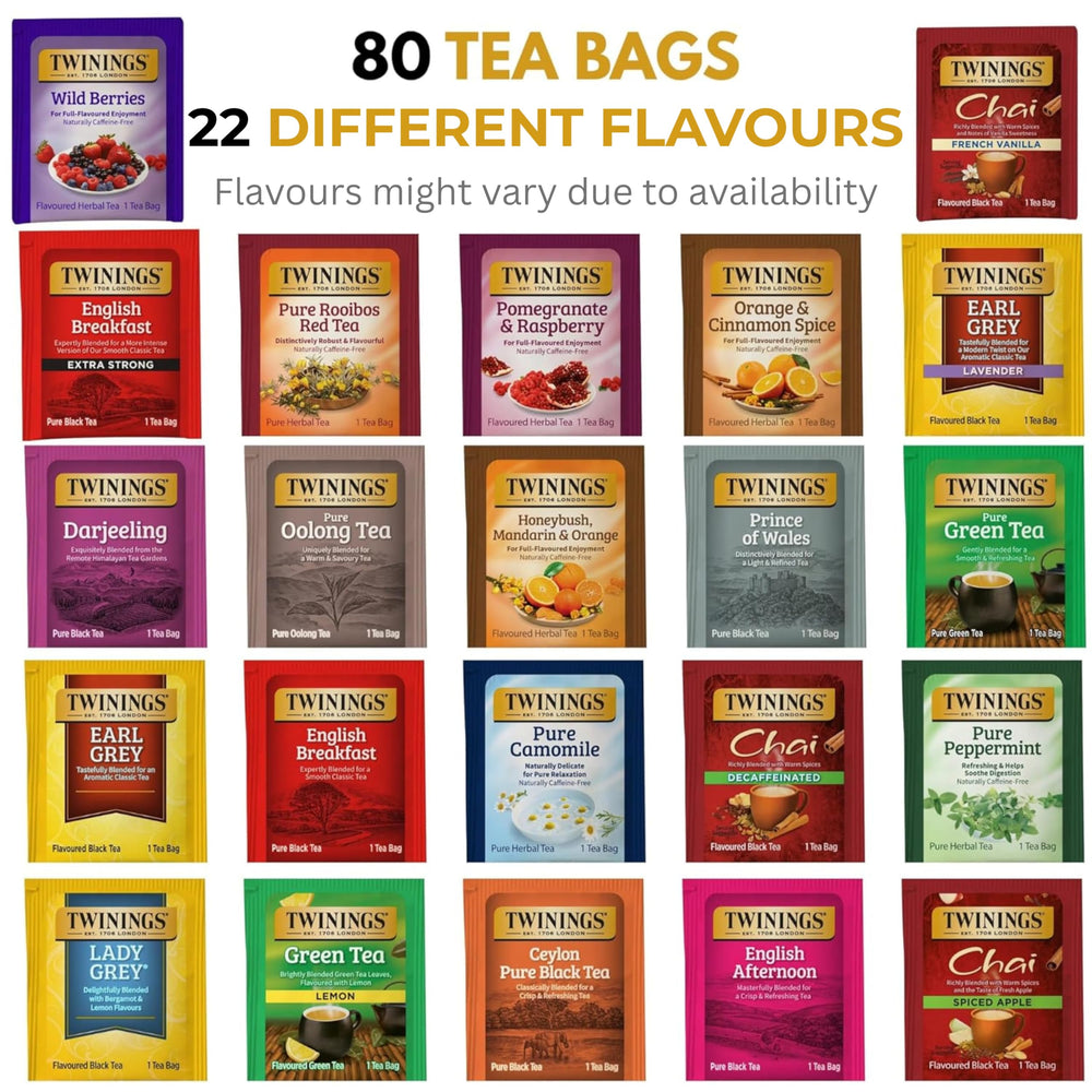Twinings bamboo box closeup highlights elegant, gift-worthy packaging