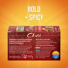 Twinings Ultra Spice Chai box packaging highlights bold spice and aroma.