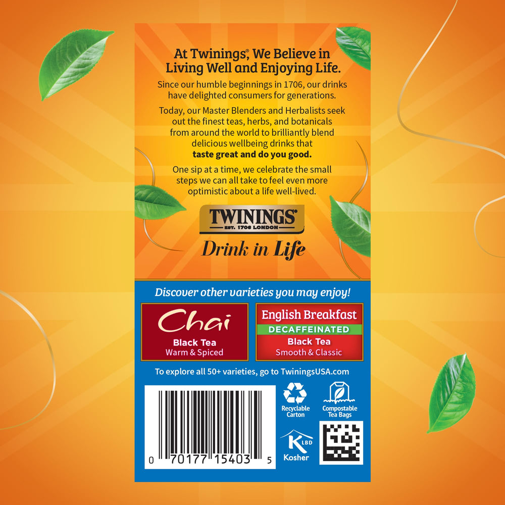 Twinings variety pack box set on a kitchen counter