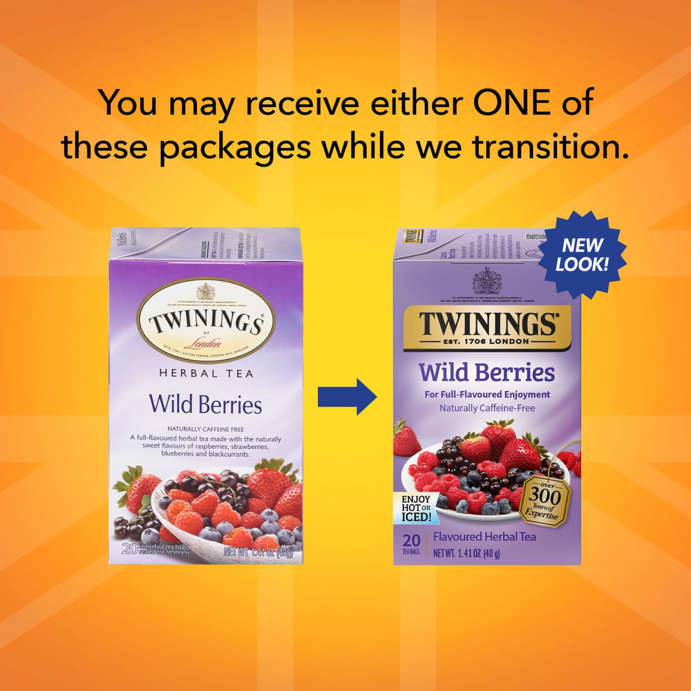 Brewing Twinings Wild Berries releases a vibrant berry aroma and natural sweetness.
