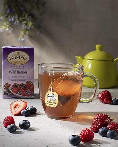 Twinings Wild Berries blends berries and apple pieces for a fruity depth in every cup.