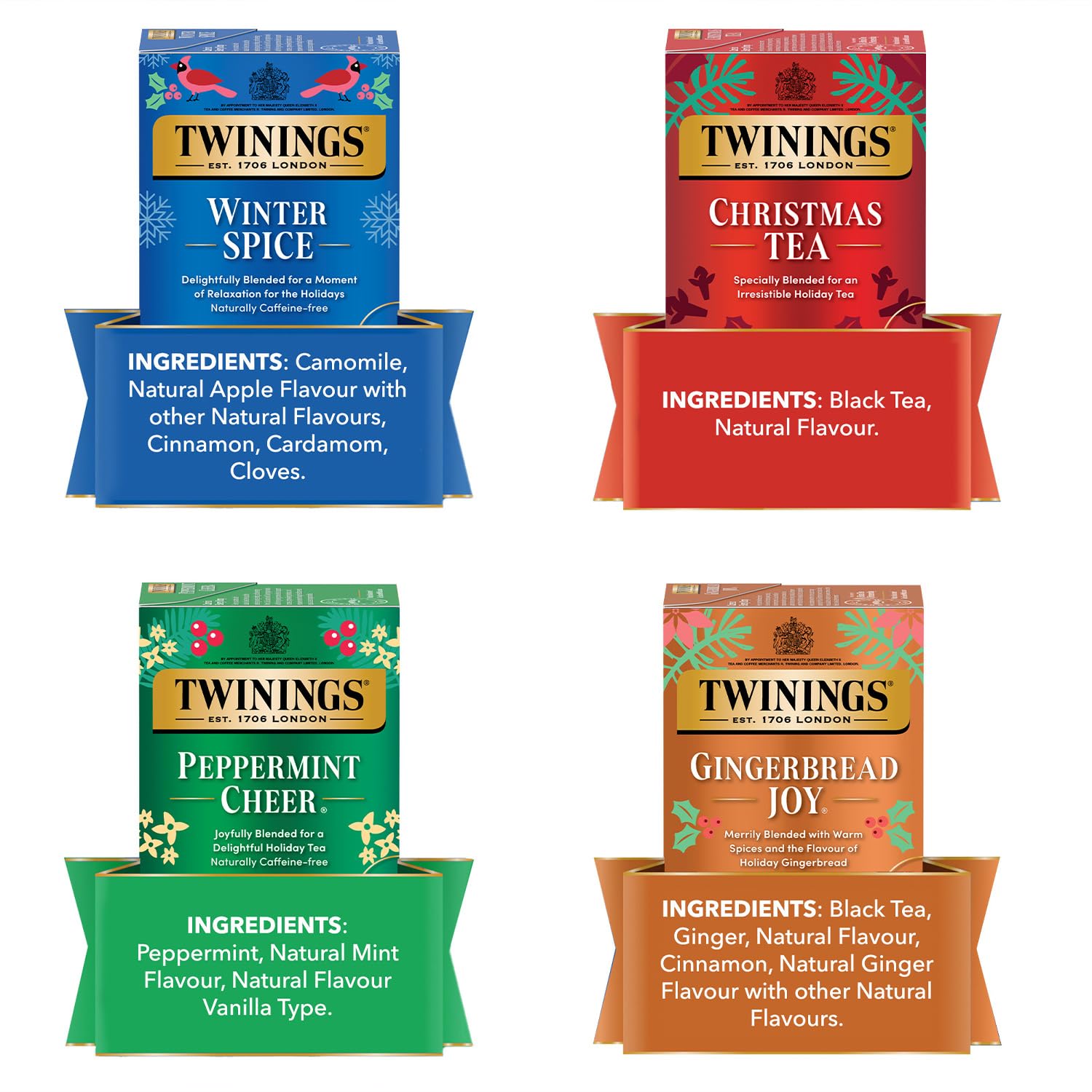 Twinings Winter Spice Tea box of two, value pack.