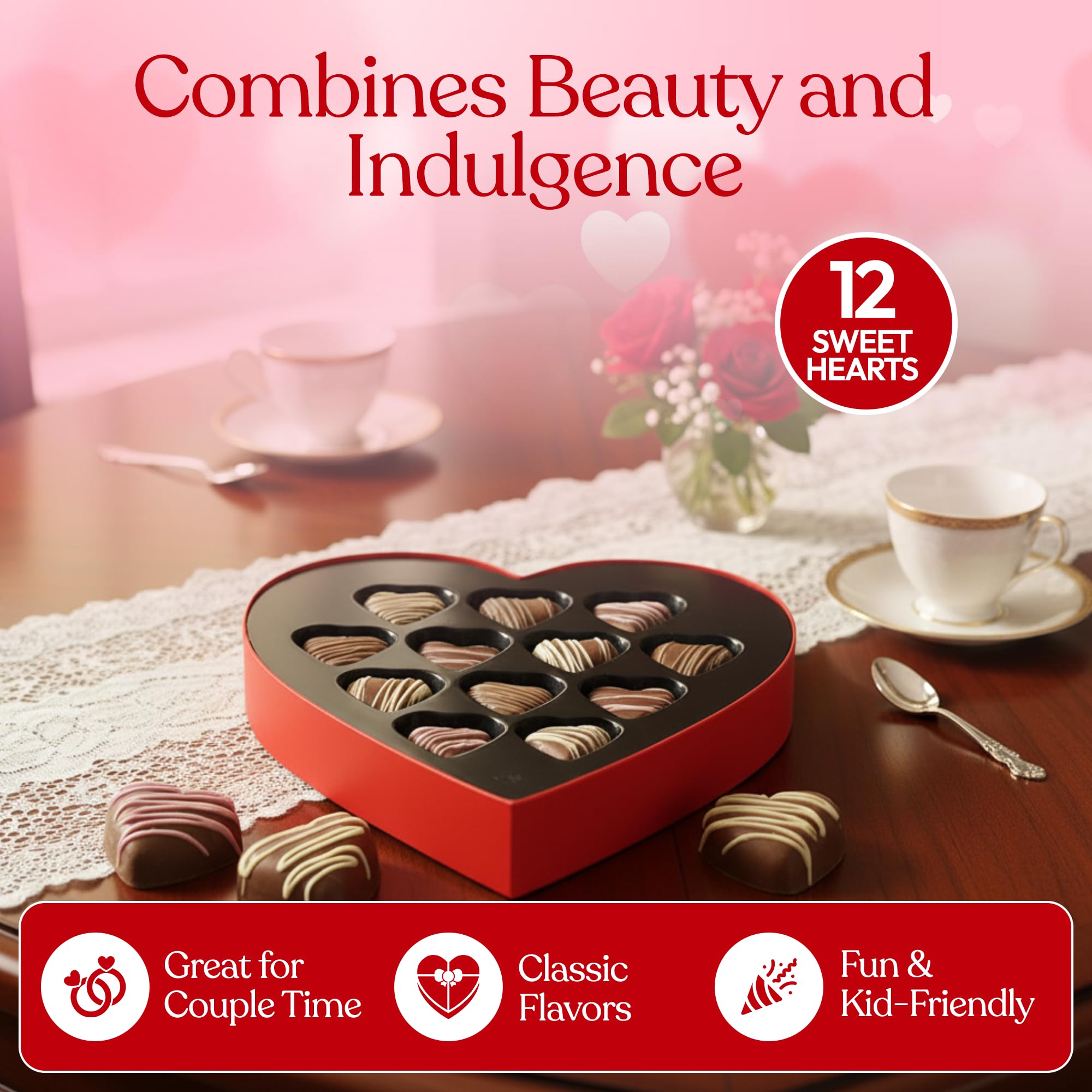 Twinkle Bites Caramel milk chocolate with smooth, comforting notes.