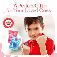 Individually wrapped Twinkle Bites lollipops stay fresh and portable for on-the-go events.